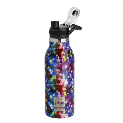 Ecolife thermos stardust with sport cap x 550ml, Multi, medium