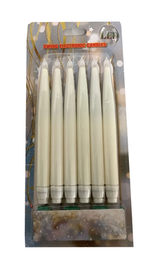 Set2 led candles 18x1.5cm