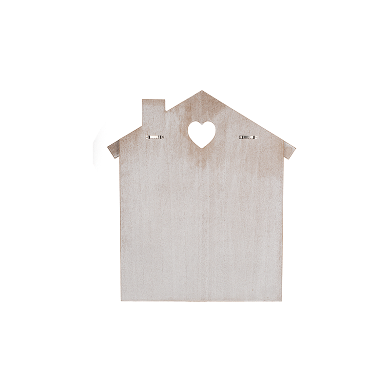 Product image: White deco house with 90 nature coloured letters & symbols, , medium-null
