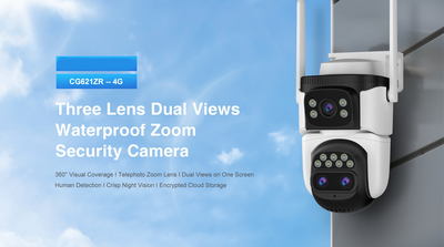 Vstarcam outdoor 4G camera 3 lens dual view, , medium