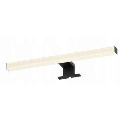 Oliro bathroom wall light led 4w 20cm ip44 black, Black, medium