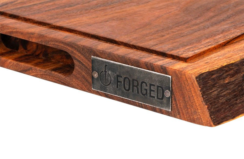 Forged cutting board large natural acacia (55x35x3.5cm), , medium image number null