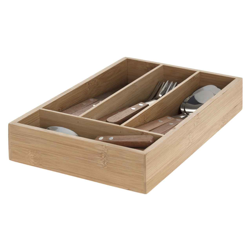 Secret de gourmet cutlery set with bamboo case 24pcs, , medium-null