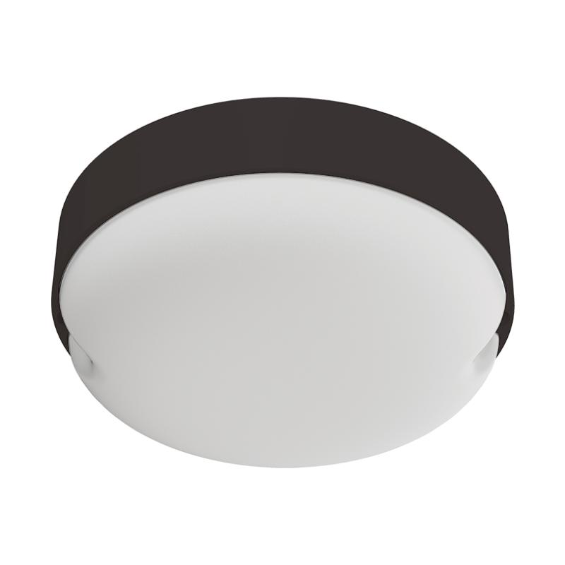 Sunlight led 9w φωτιστικο οροφης στρογγυλο μαυρο πλαστικο 990lm 4000k ip65 ø138xh55mm, , medium-null
