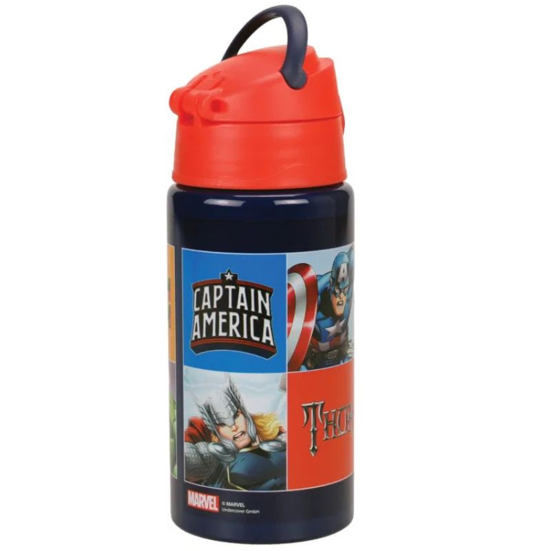 Gim flip aluminum bottle 500ml avengers, , medium-null