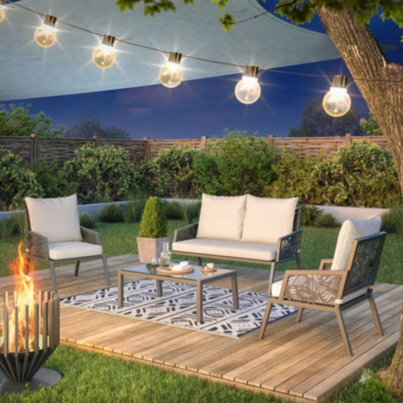 Garden lounge kiara 1 sofa, 2 armchairs, 1 table, , medium image number null