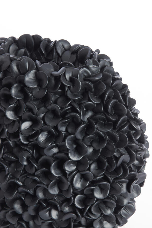 Phylia vase matt black - large-null
