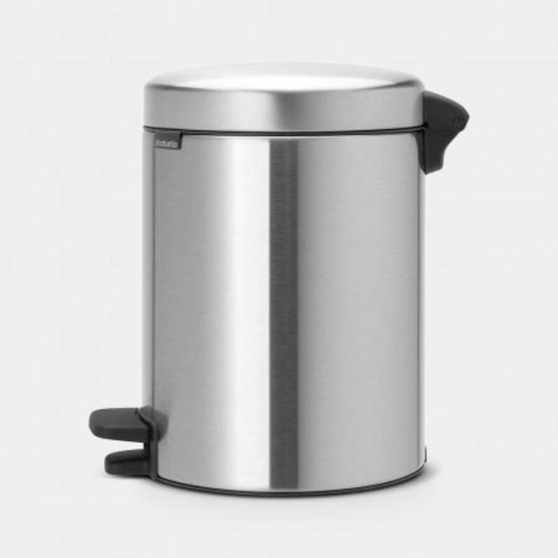 Brabantia new icon pedal bin 5l - matt steel-null