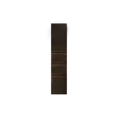 Columne plan p-30 brown lacquered