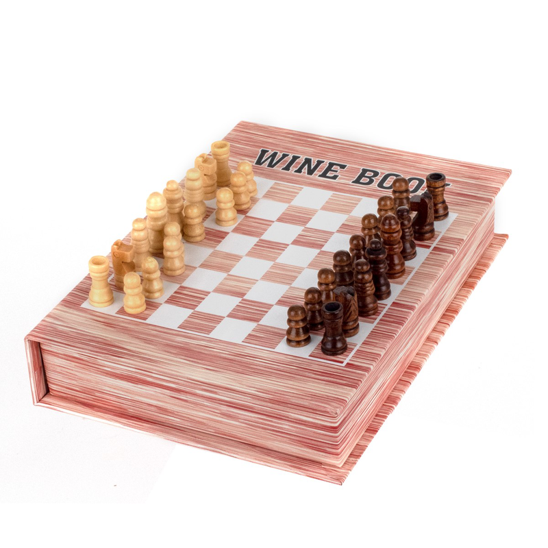 Wine accessories box and chess game -set of 4 pieces, , medium-null