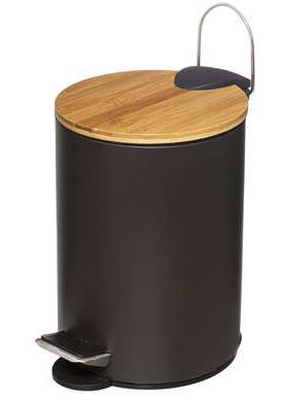5five dustbin 3l charcoal modern
