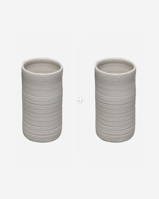 Coimbra tall mug with lines / 1+1, , medium-null