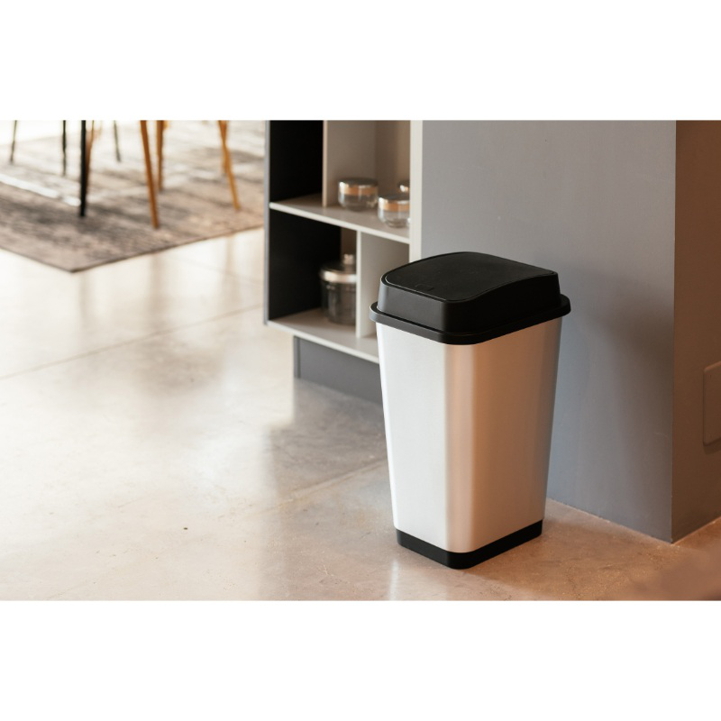 Product image: Dea oslo swing bin 25l - aluminium, , medium-null