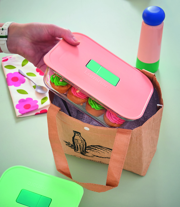 Product image: Luminarc joy box rectangular 104ml - pink lid, , medium-null
