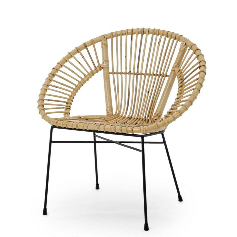 Bizzotto tolima outdoor chair - natural, , medium-null