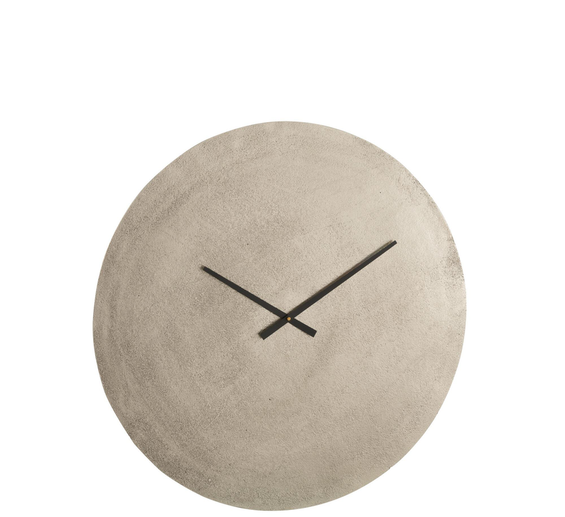 Clock metal silver, , medium-null