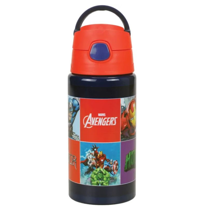Gim flip aluminum bottle 500ml avengers, , medium-null