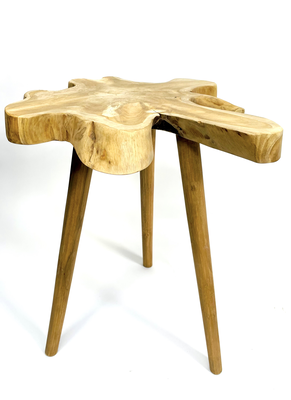 Side table teak wood large, , medium