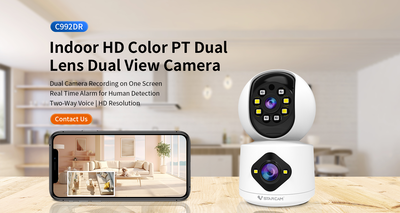 Vstarcam c992dr indoor Wi-Fi dual lens 5mp, , medium
