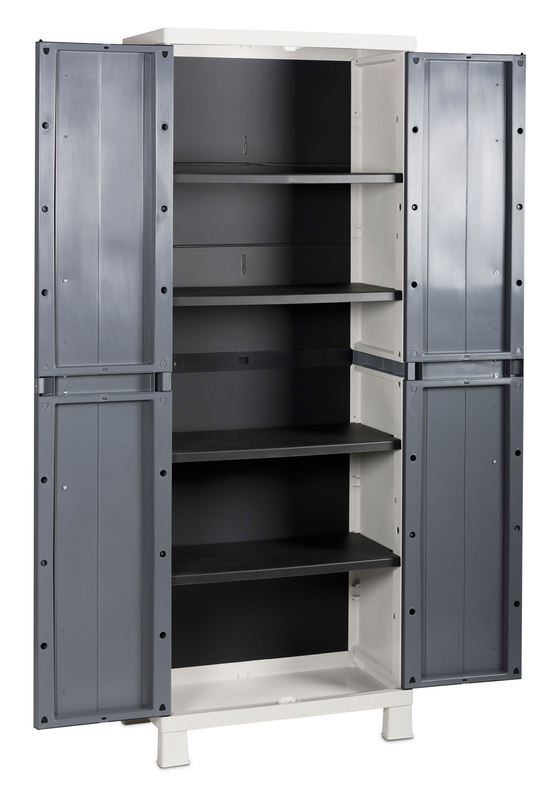 Toomax cabinet 4 shelves 2 doors 65x37x173cm, , medium-null