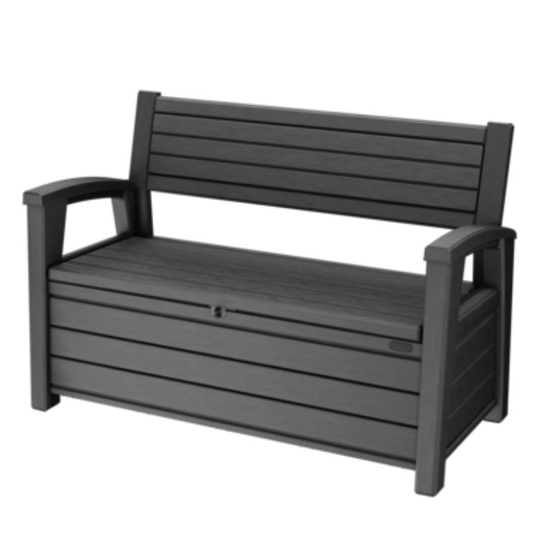 Product image: Keter hudson storage bench 227l - anthracite, , medium-null