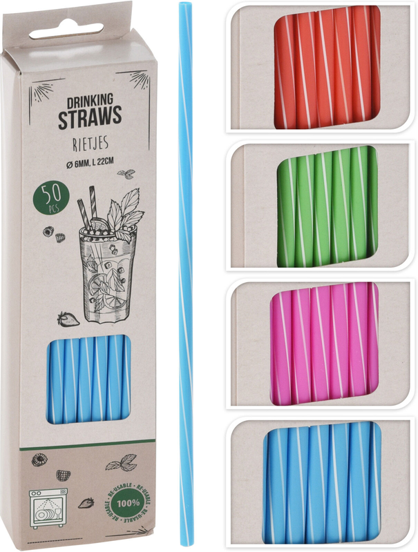 Drinking straws pp set of 50pcs, , medium-null