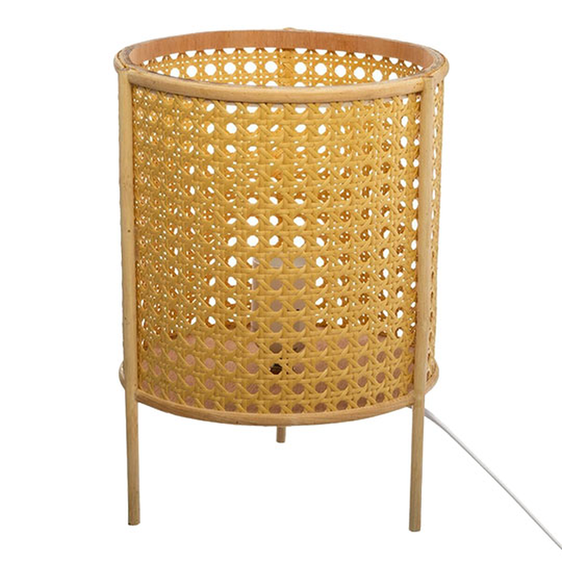 Product image: Atmosphera 'kacy' 1xe27 (max.40w) table lamp rattan ip20 ø200xh280mm, , medium-null
