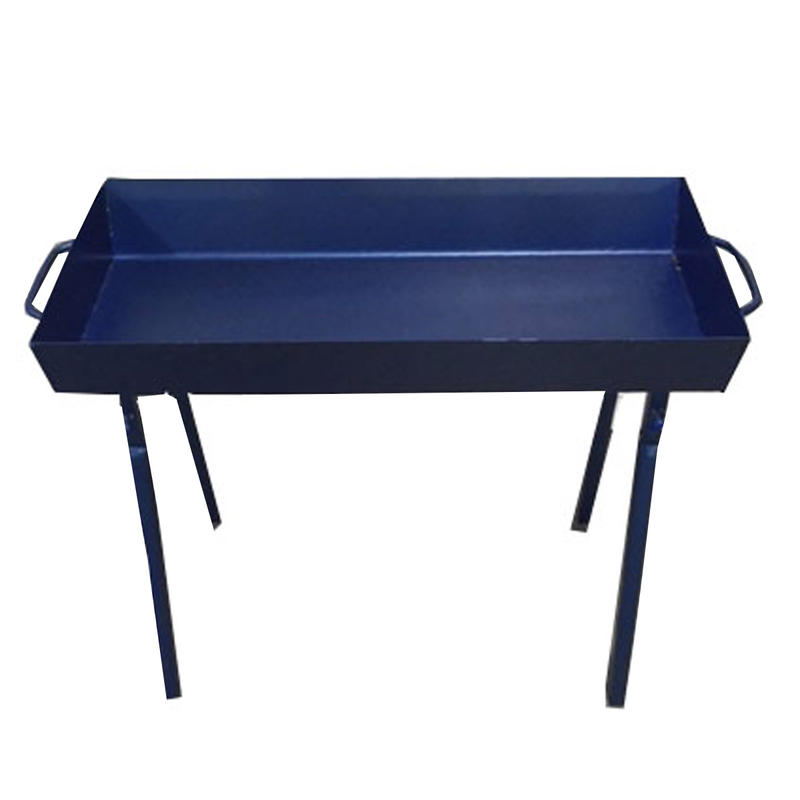 Charcoal bbq 50x32x60cm blue tear with legs, , medium-null