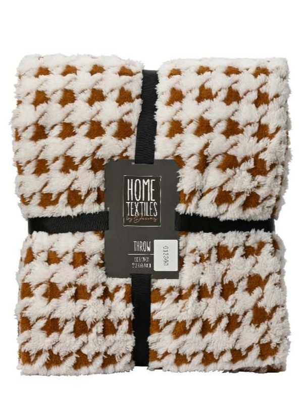 Product image: Throw polyester - ginger brown-null