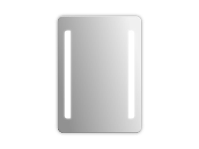 Jokey multistar led mirror with integrated euro socket & USB 50x70x3.5cm, , medium