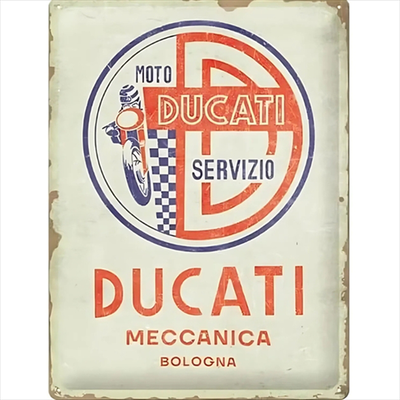 Tac signs metal tac signs 3d, ducati servizio meccanica, , medium