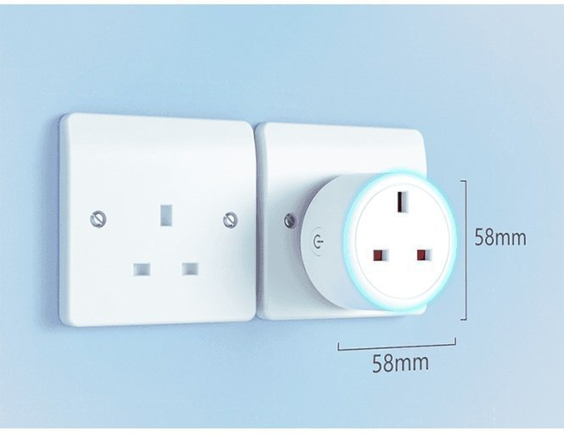 Product image: Woox r6147 Wi-Fi smart plug with power metering 13a uk (2pack), , medium-null