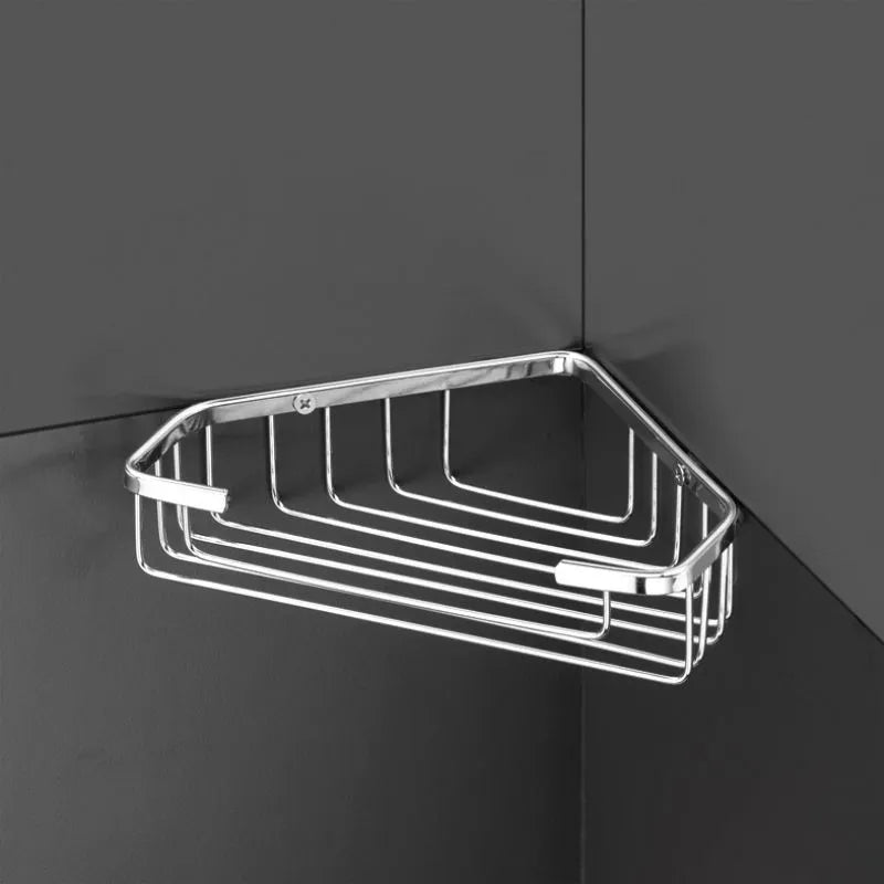 Corner storage basket krom 18x18x4,5 cm, , medium image number null