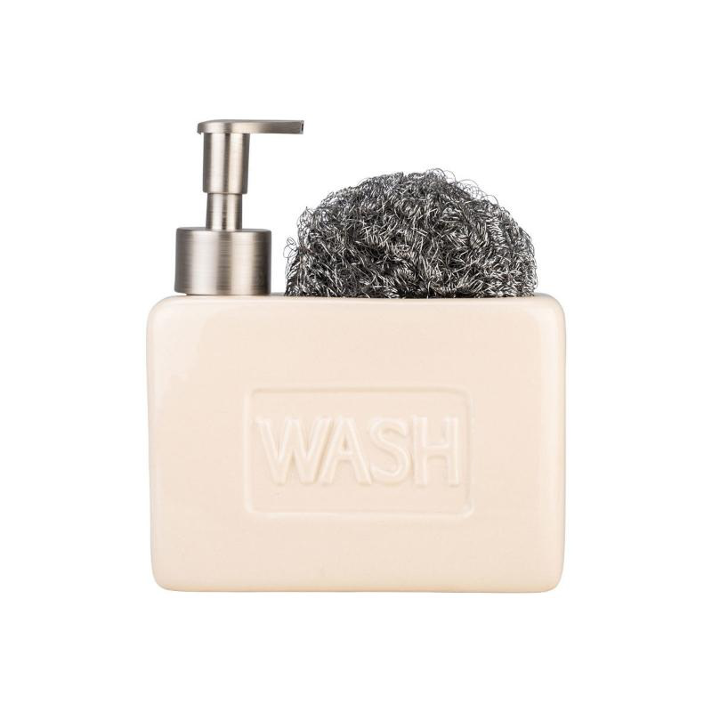 Product image: Estia allure soap dispenser with sponge holder - ivory, , medium-null