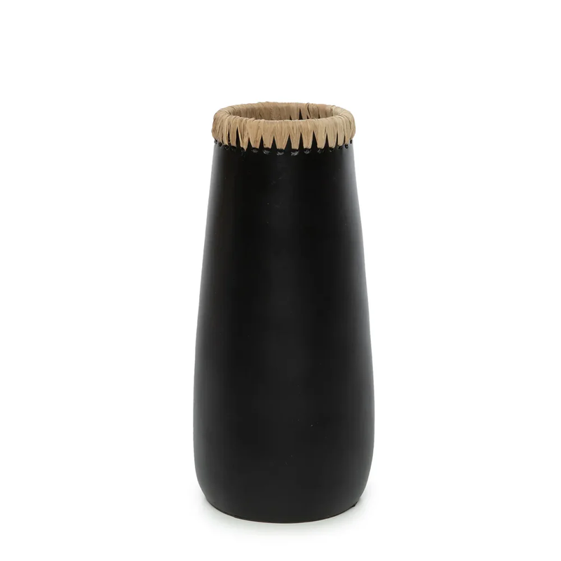 The sneaky vase - black natural - m, , medium-null