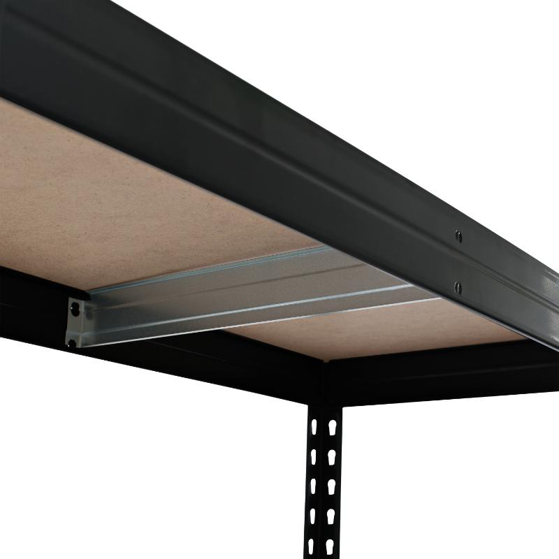 Goodhome half shelf 90x40x97cm - black, , medium-null