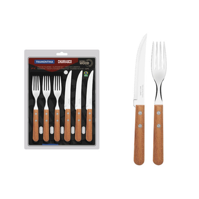 Tramontina churrasco cutlery 12pcs, , medium