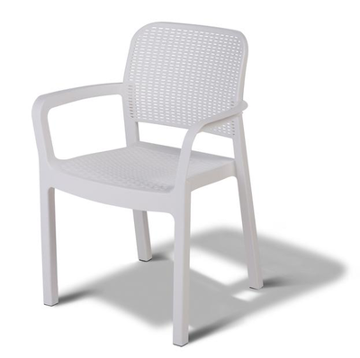 Keter samana outdoor chair 58x53x83cm - white, , medium