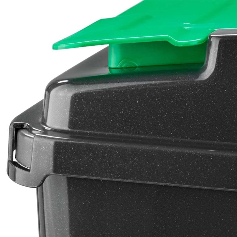 Product image: Κάδος ανακύκλωσης 25l slimline με πτυσσόμενο καπάκι, ανθεκτικός πλαστικός κάδος μπάνιου ή κουζίνας, , medium-null