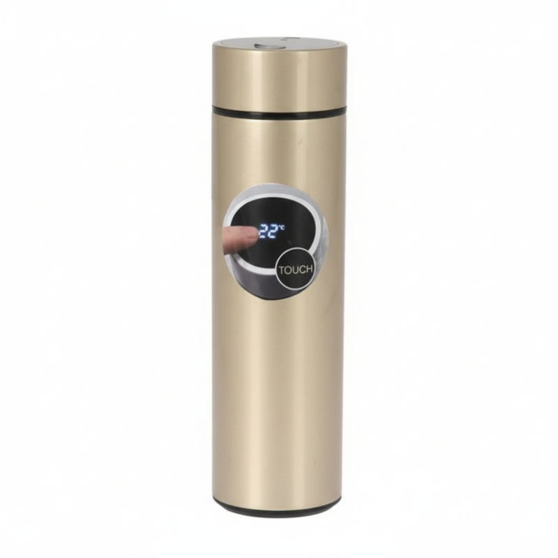 Vacuum flask with thermometer, , medium-null