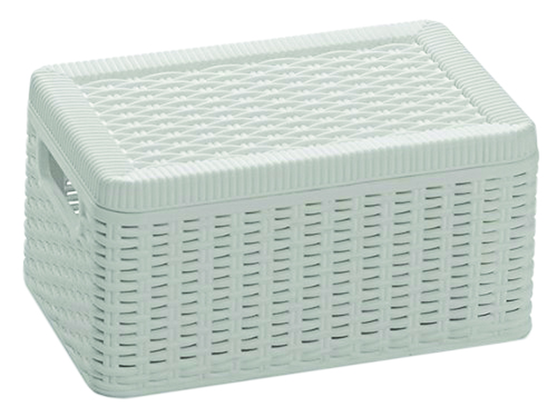 Dea storage box decora 9l white, , medium-null