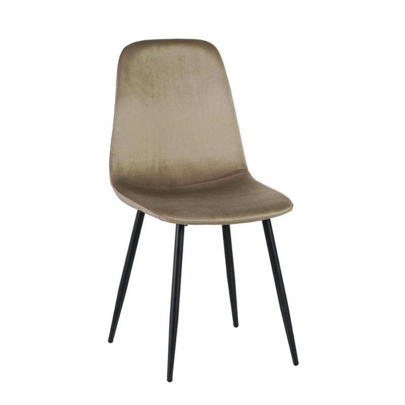 Athina chair velvet - beige, , medium-null