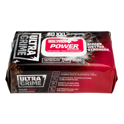 Ultragrime® pro power scrub υγρά μαντηλάκια xxl, , medium