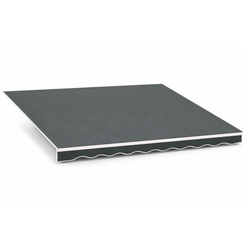 Cover for wall awning 3.95x3m charcoal grey (86095-00217)-null