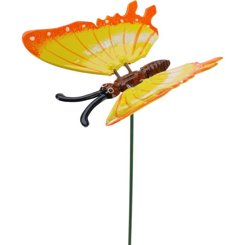 Butterfly decorative garden stick - assorted colors, , medium-null
