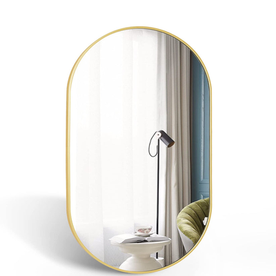 Mirror with gold frame 45x80cm, , medium