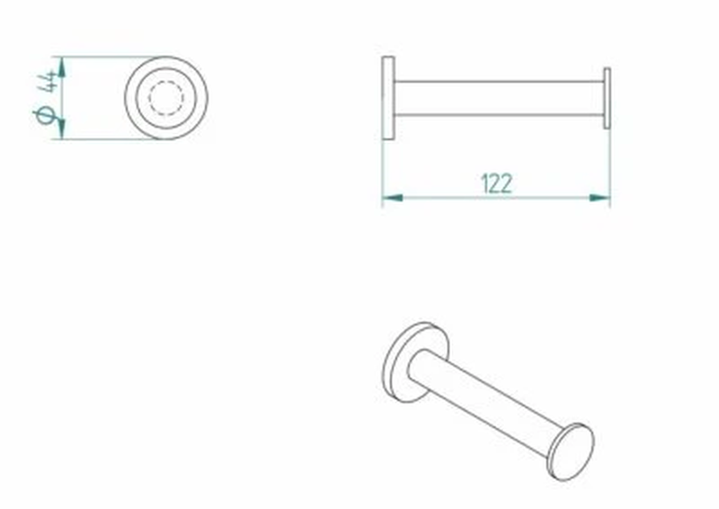 Product image: Omicron spare toilet roll holder, , medium-null
