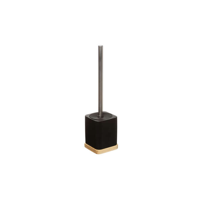 Basin brush with wooden base black square, , medium