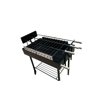 Charcoal bbq mrd 80 x 50 x 72cm set with firebricks, , medium