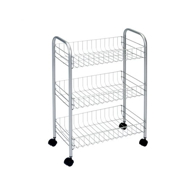 Metaltex 340103 lugano 3-tier trolley, , medium-null